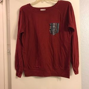 ✨FINAL PRICE✨ LA Hearts Long-Sleeve Pocket Tee